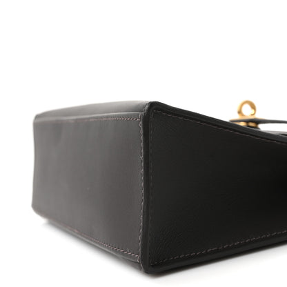 Hermes Swift Kelly Pochette Clutch Bai Brun 9 of 9