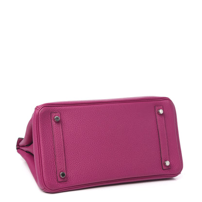 Hermes Togo Birkin 30 Rose Pourpre 4 of 8