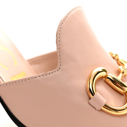 Gucci Nappa Horsebit 75mm Slide Sandals 36 Skin Rose 11 of 12