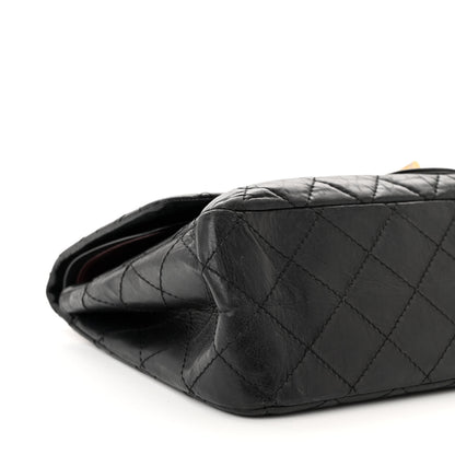 Chanel Aged Calfskin Quilted 2.55 Reissue 227 Flap Black 9 of 10