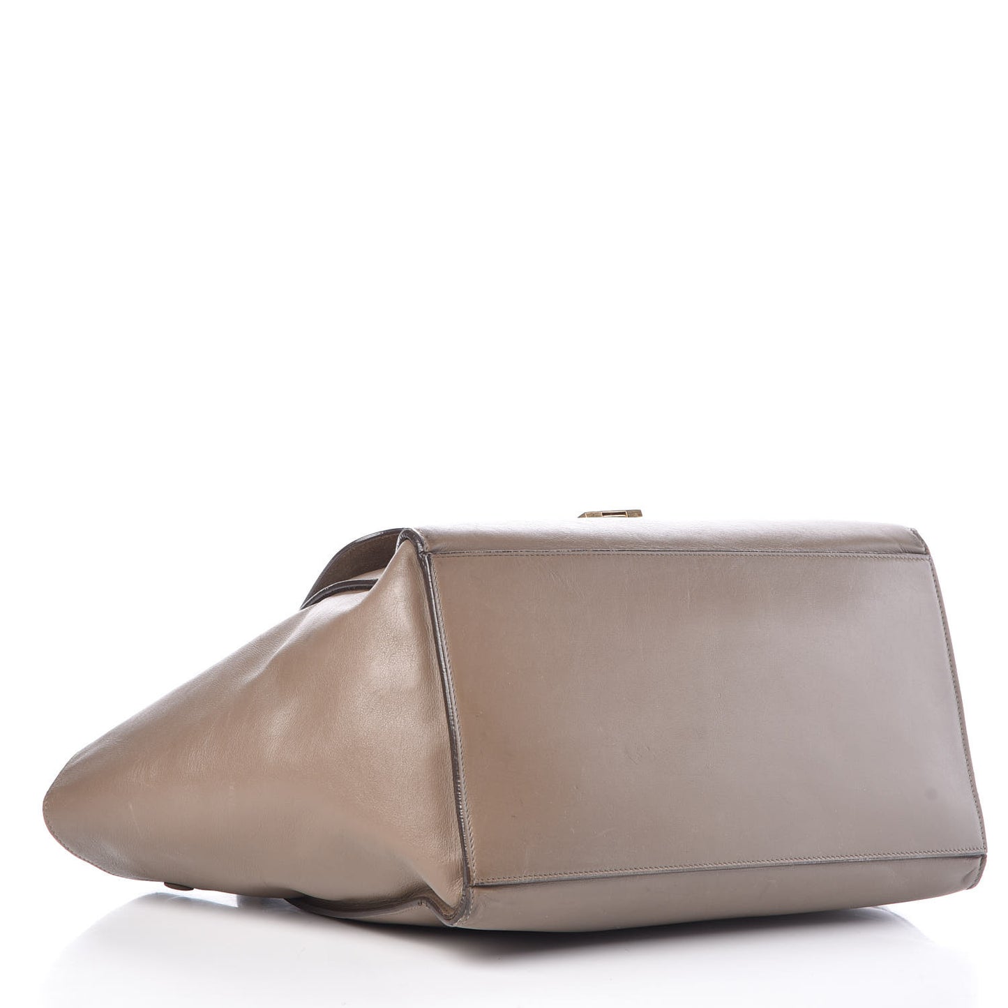 Smooth Calfskin Medium Trapeze Taupe
