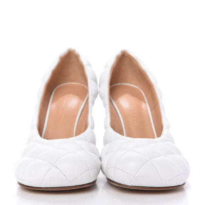 Bottega Veneta Nappa Matelasse Padded Dream Pumps 36 Optic White 2 of 8