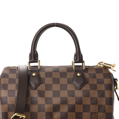 Louis Vuitton Damier Ebene Speedy Bandouliere 25 12 of 13