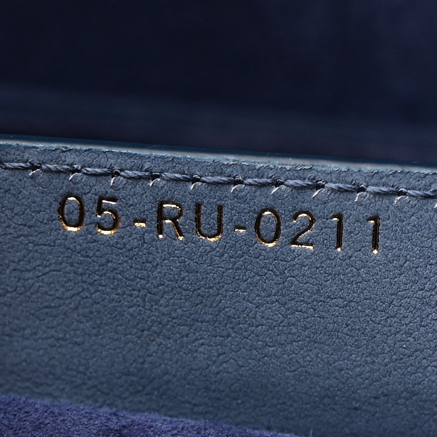Christian Dior Calfskin Gradient Saddle Bag Indigo Blue 7 of 12