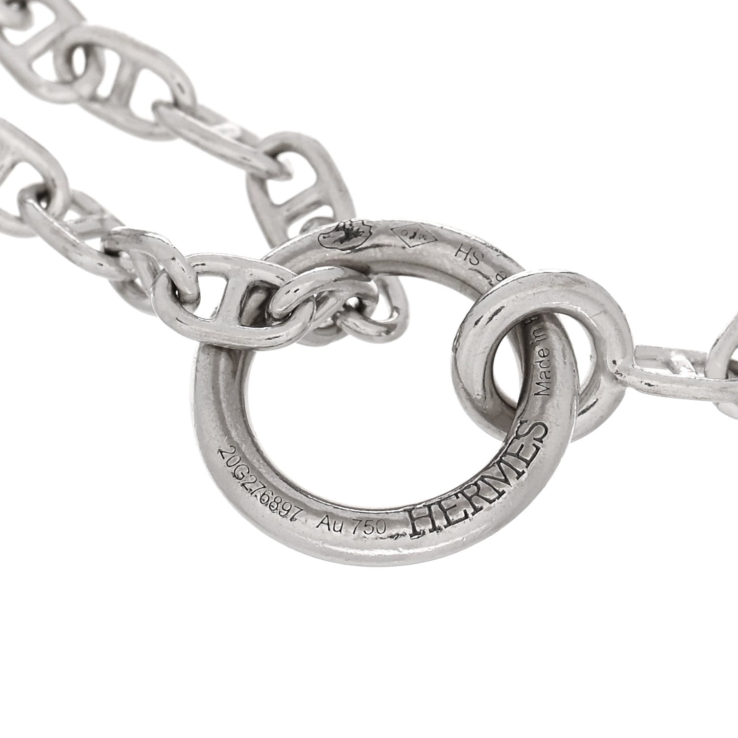 18K White Gold Diamond Farandole Bracelet SH