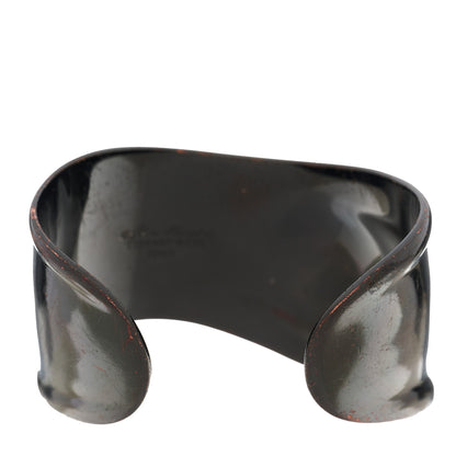 Tiffany Copper Small Elsa Peretti Right Wrist Bone Cuff Bracelet Black 3 of 5