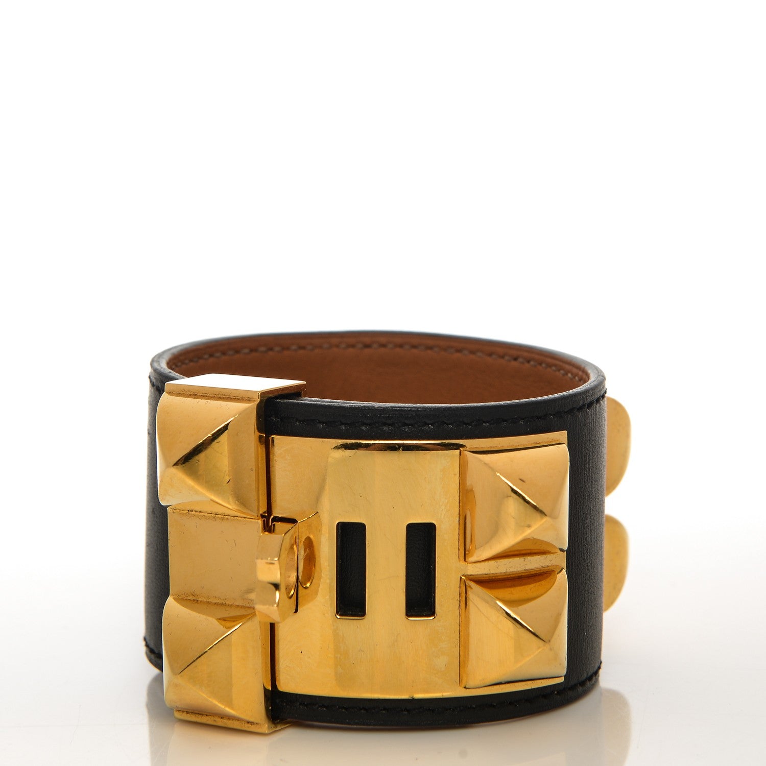 Hermes Chamonix Collier De Chien CDC Bracelet S Black 3 of 7