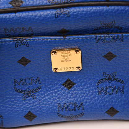 MCM Visetos Mini Camera Crossbody Bag Blue 10 of 10