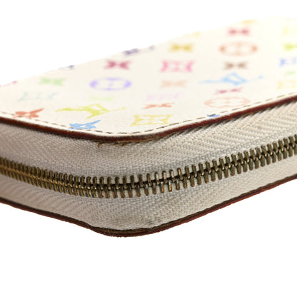 Louis Vuitton Monogram Multicolor Zippy Coin Purse Wallet White 19 of 22