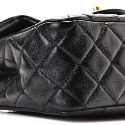 Chanel Lambskin Quilted Mini Pearl Crush Flap Black 6 of 8