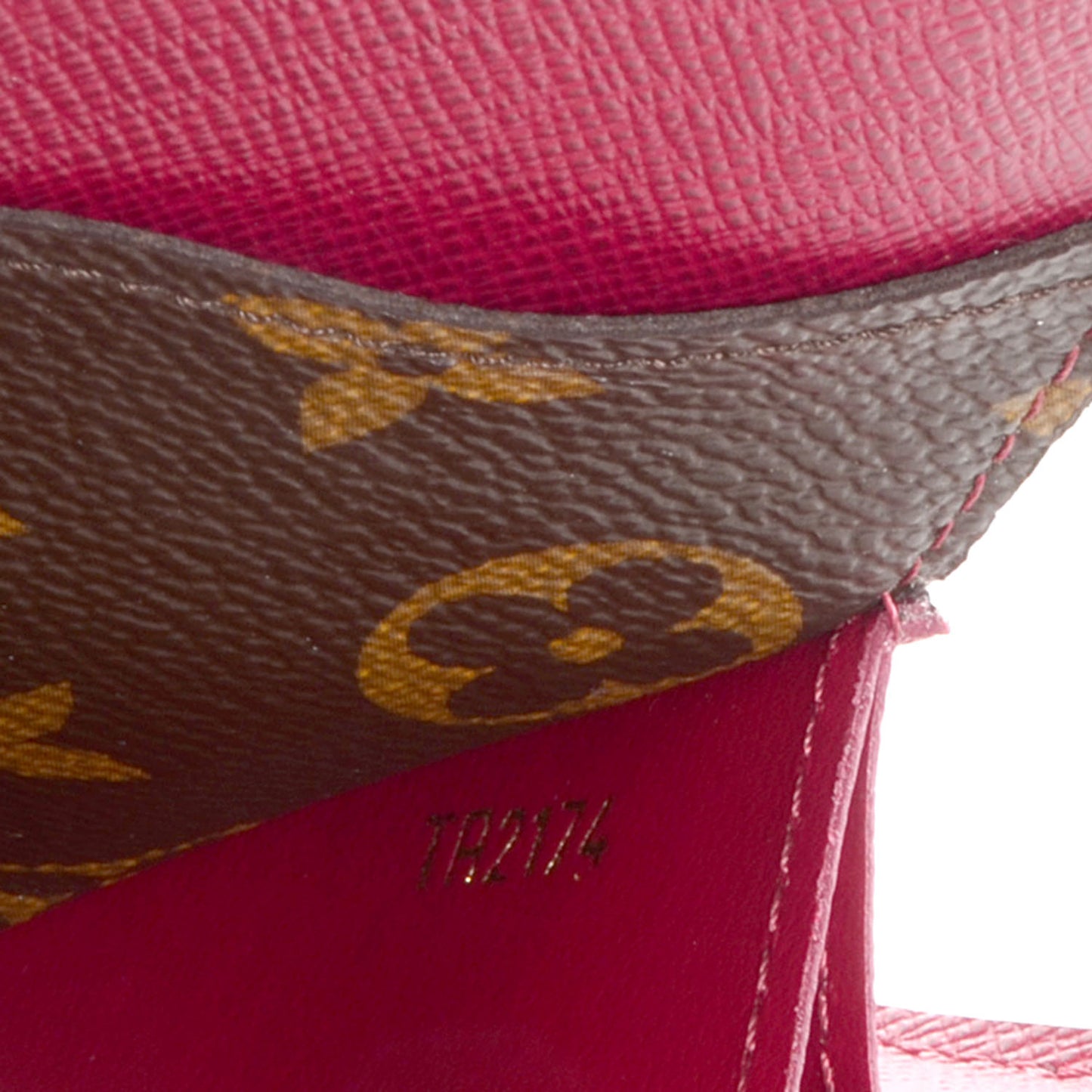 Monogram Emilie Wallet Fuschia