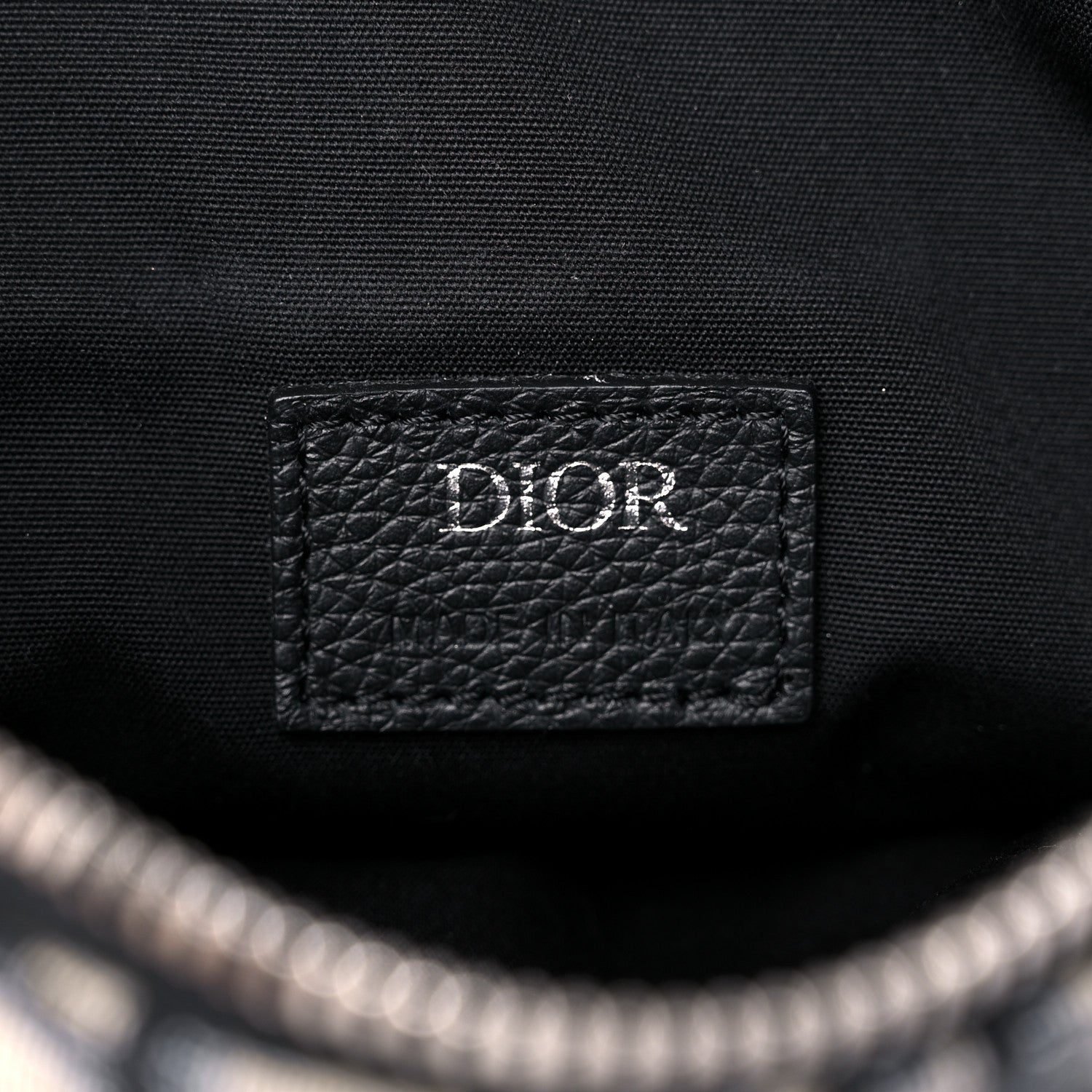 Christian Dior Oblique Mens Saddle Bag Blue 5 of 8