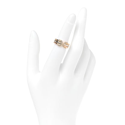 Cartier 18K Pink Yellow White Gold Diamond 8mm C De Cartier Ring 49 5 2 of 4