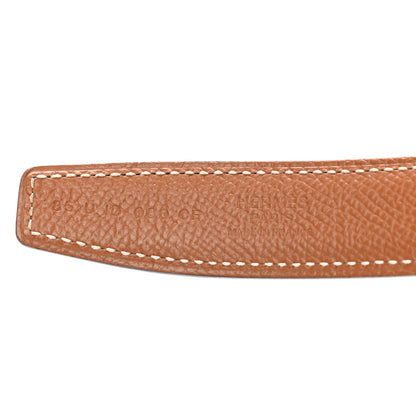 Hermes Swift Epsom 24mm H Belt 85 Black Gold 5 of 8