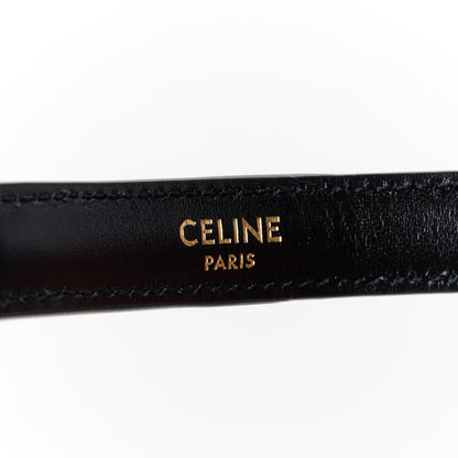 Celine Satinated Calfskin Mini 16 Top Handle Bag Black 11 of 14