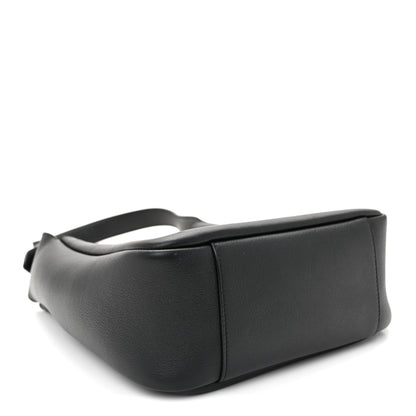 Saint Laurent Smooth Calfskin Small Le 5 A 7 Soft Hobo Black 4 of 10