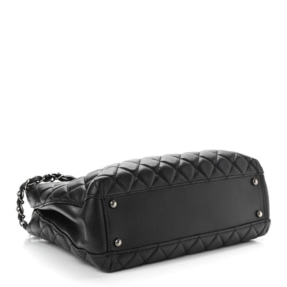 Chanel Caviar Quilted City Shopping Tote Black 4 of 10