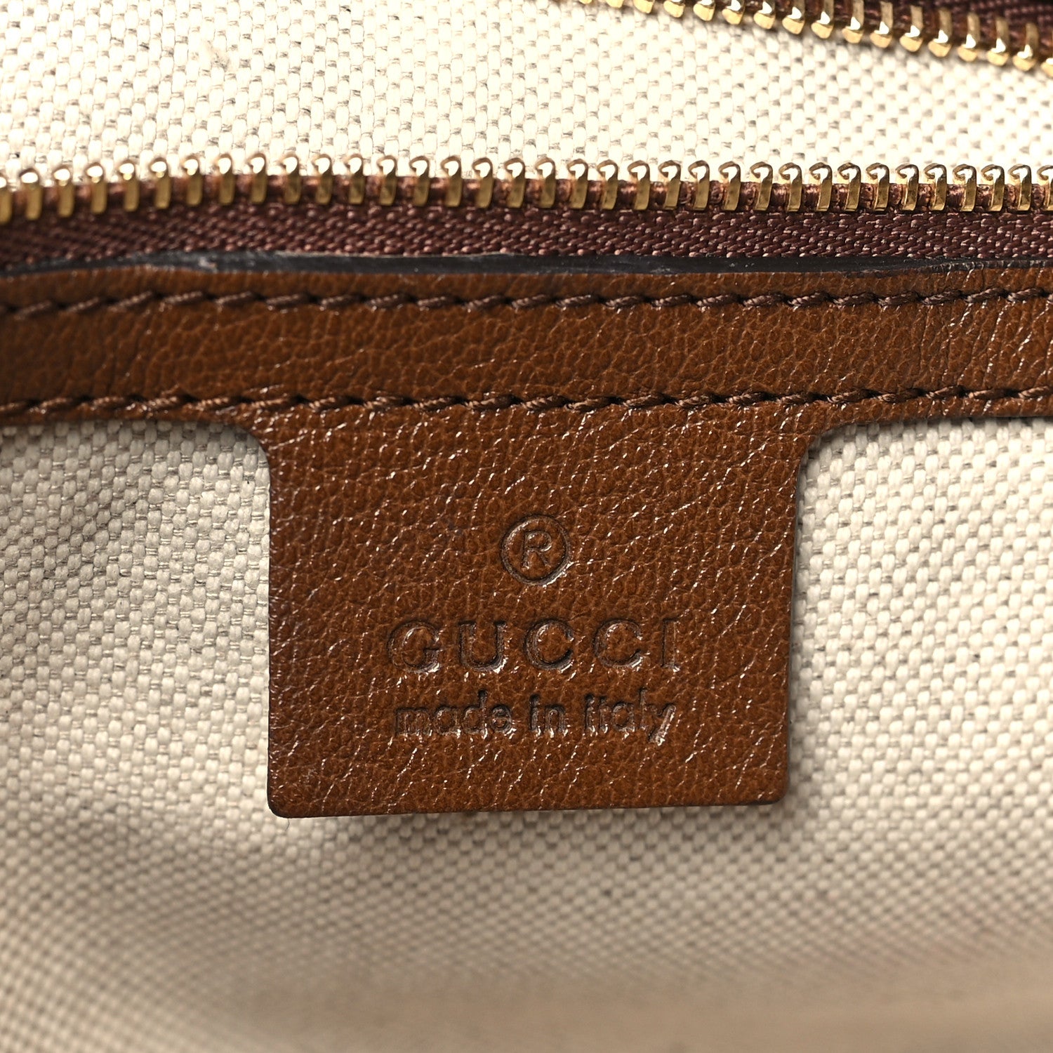 Gucci Monogram Horsebit 1955 Tote Bag Beige Brown Sugar 6 of 9