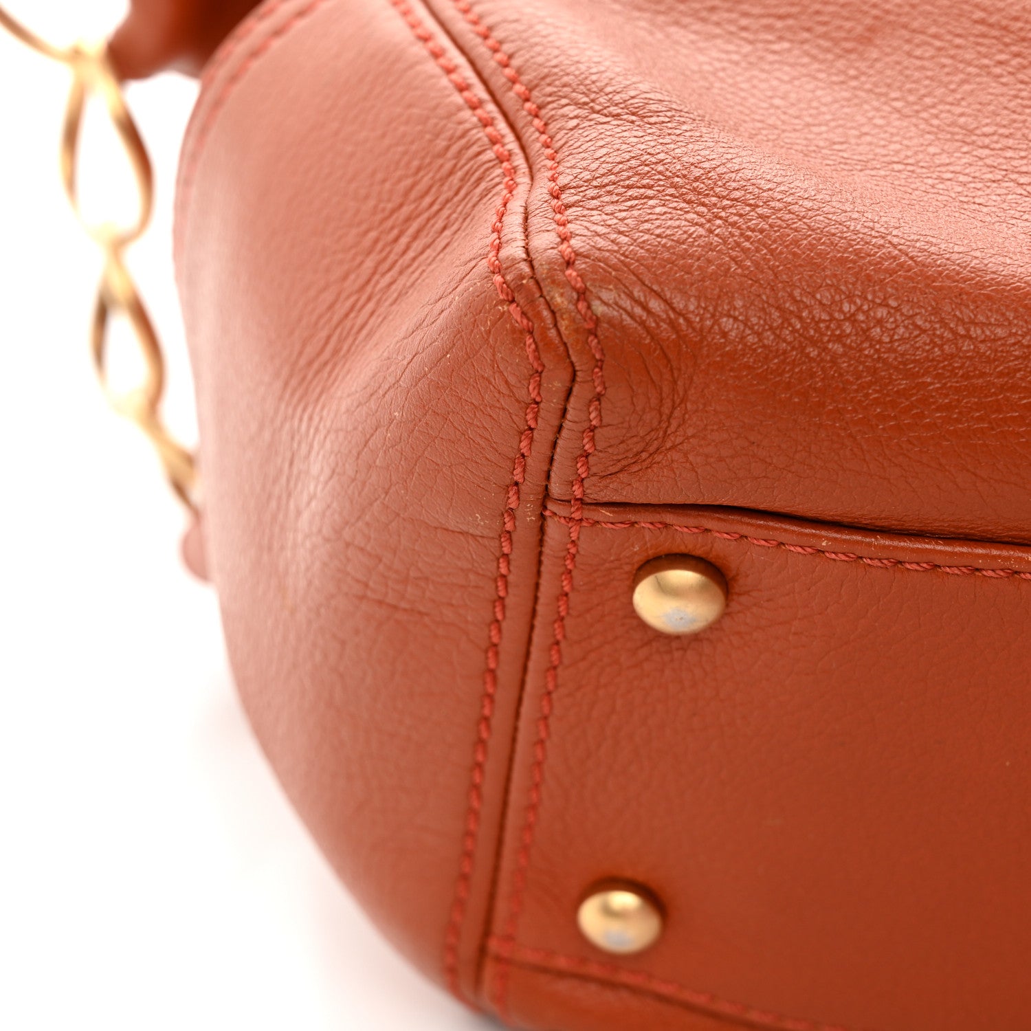 Chanel Calfskin Timeless CC Shoulder Bag Orange 17 of 17