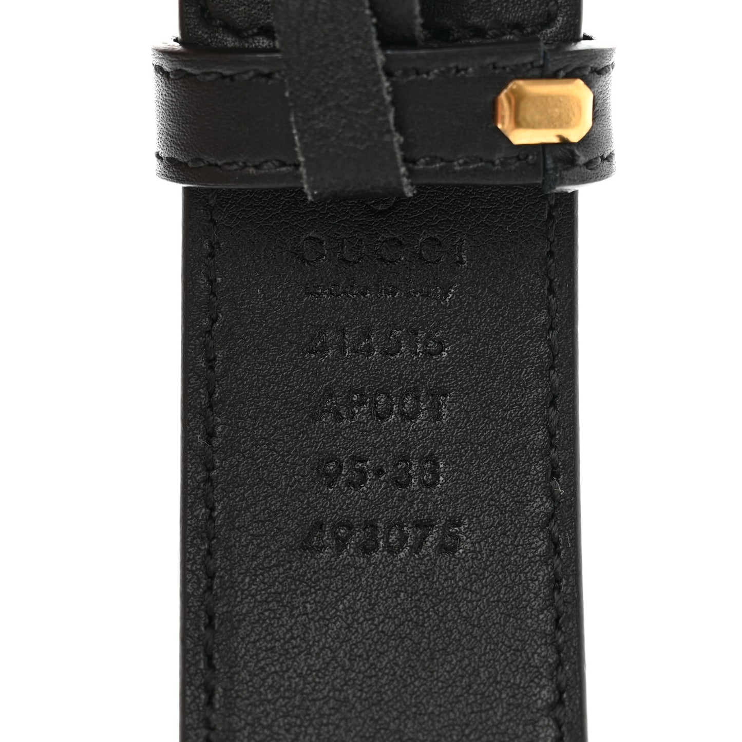 Calfskin Double G 30mm Belt 95 38 Black