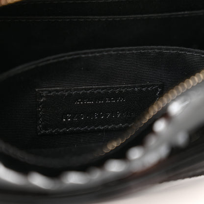 Saint Laurent Patent Matelasse Monogram Lou Belt Bag Black 7 of 12