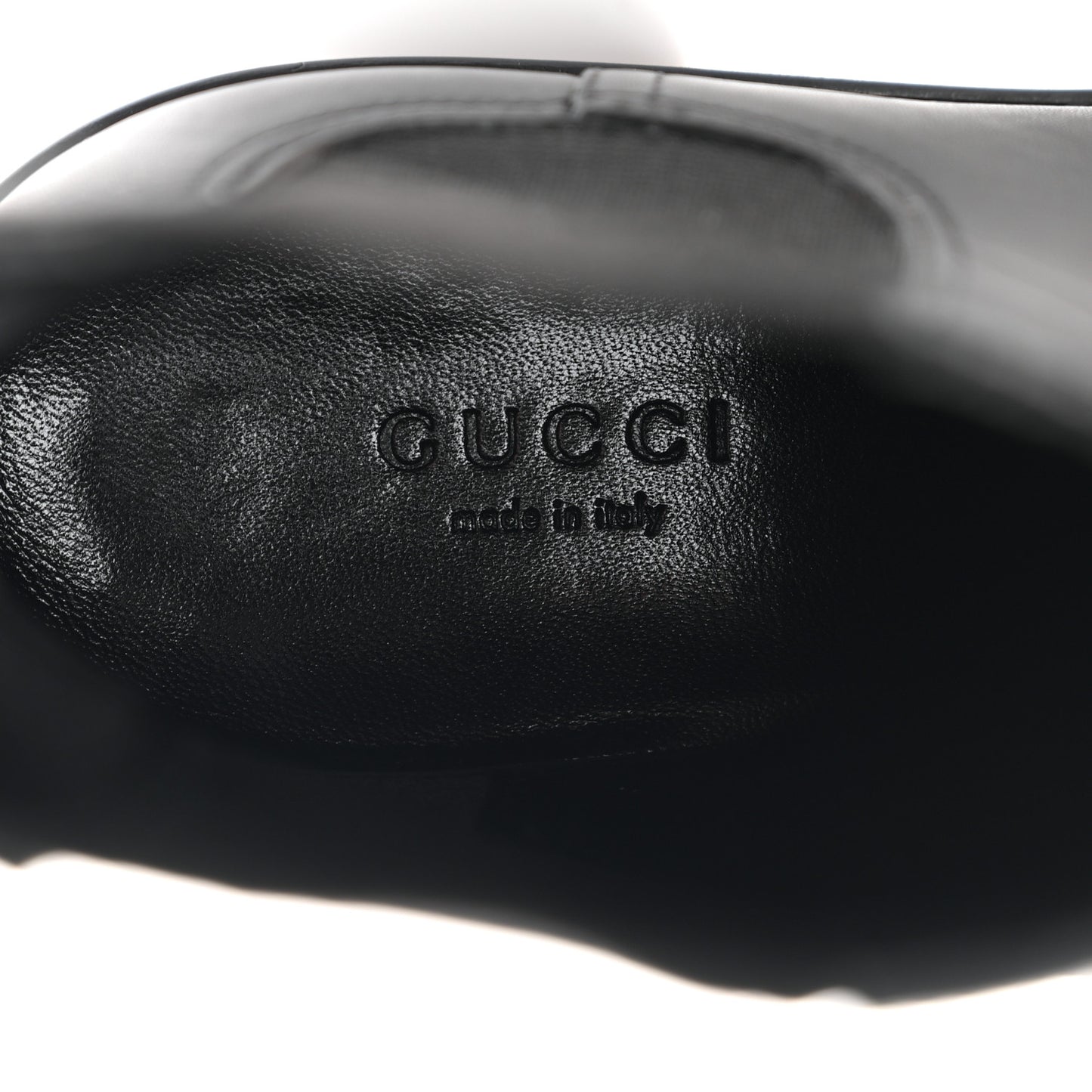 Flores Calfskin Horsebit Chain Ankle Boots 35.5 Black