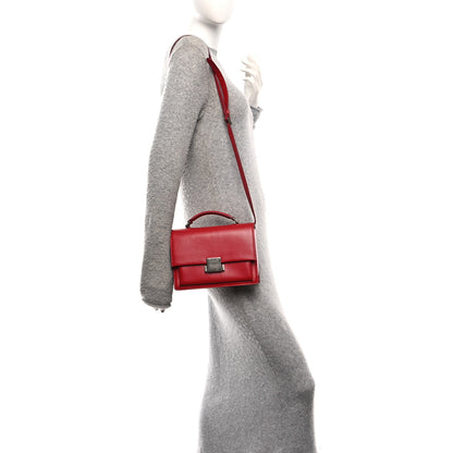 Saint Laurent Calfskin Medium Bellechasse Satchel Rouge Eros 2 of 11