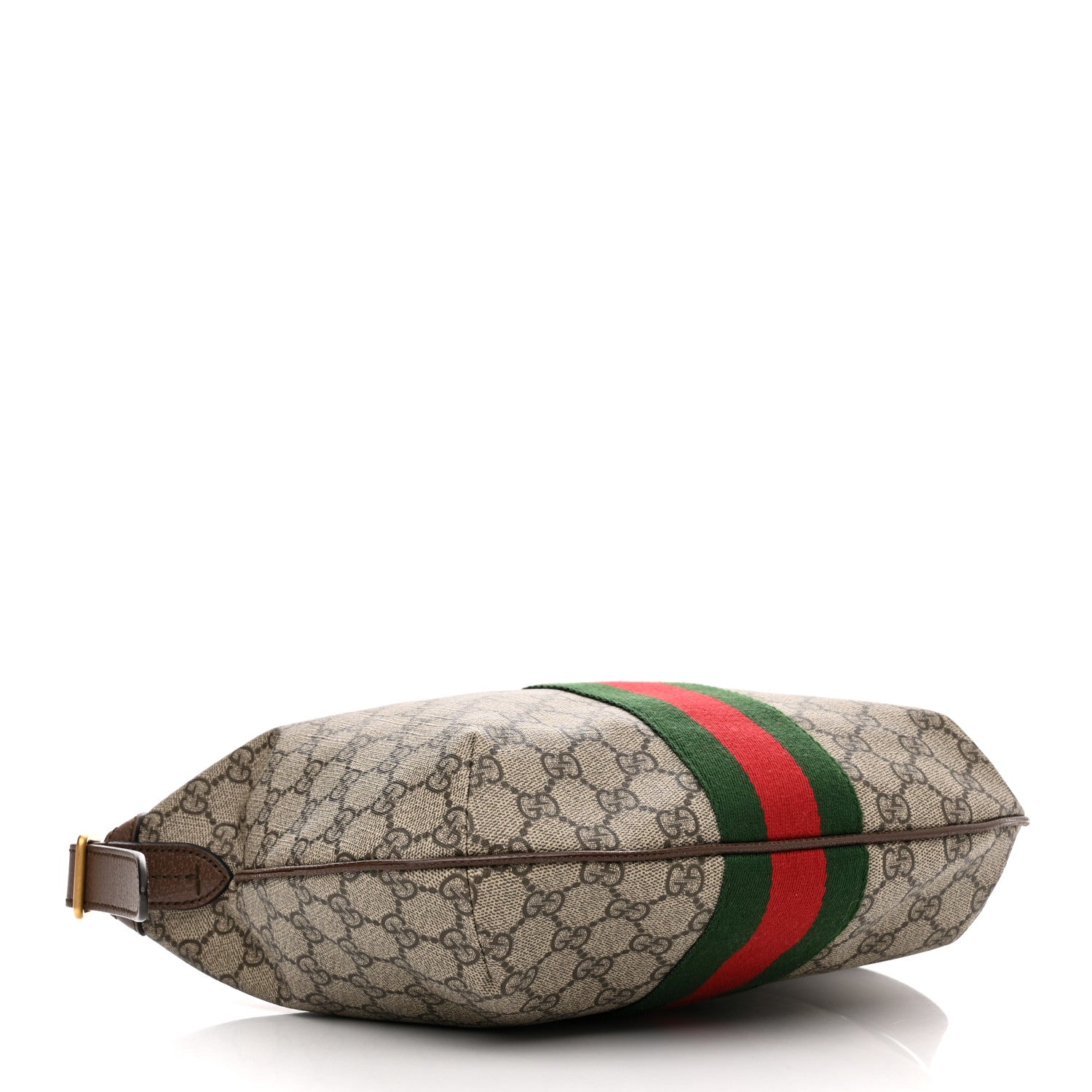 Gucci GG Supreme Monogram Web Small Ophidia Half Moon Hobo Brown 4 of 9