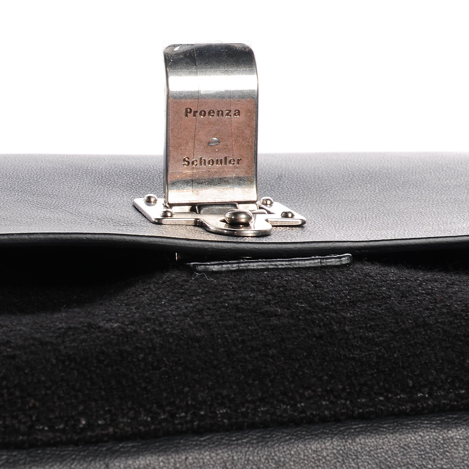 Proenza Schouler Calfskin Large Courier Black 5 of 9