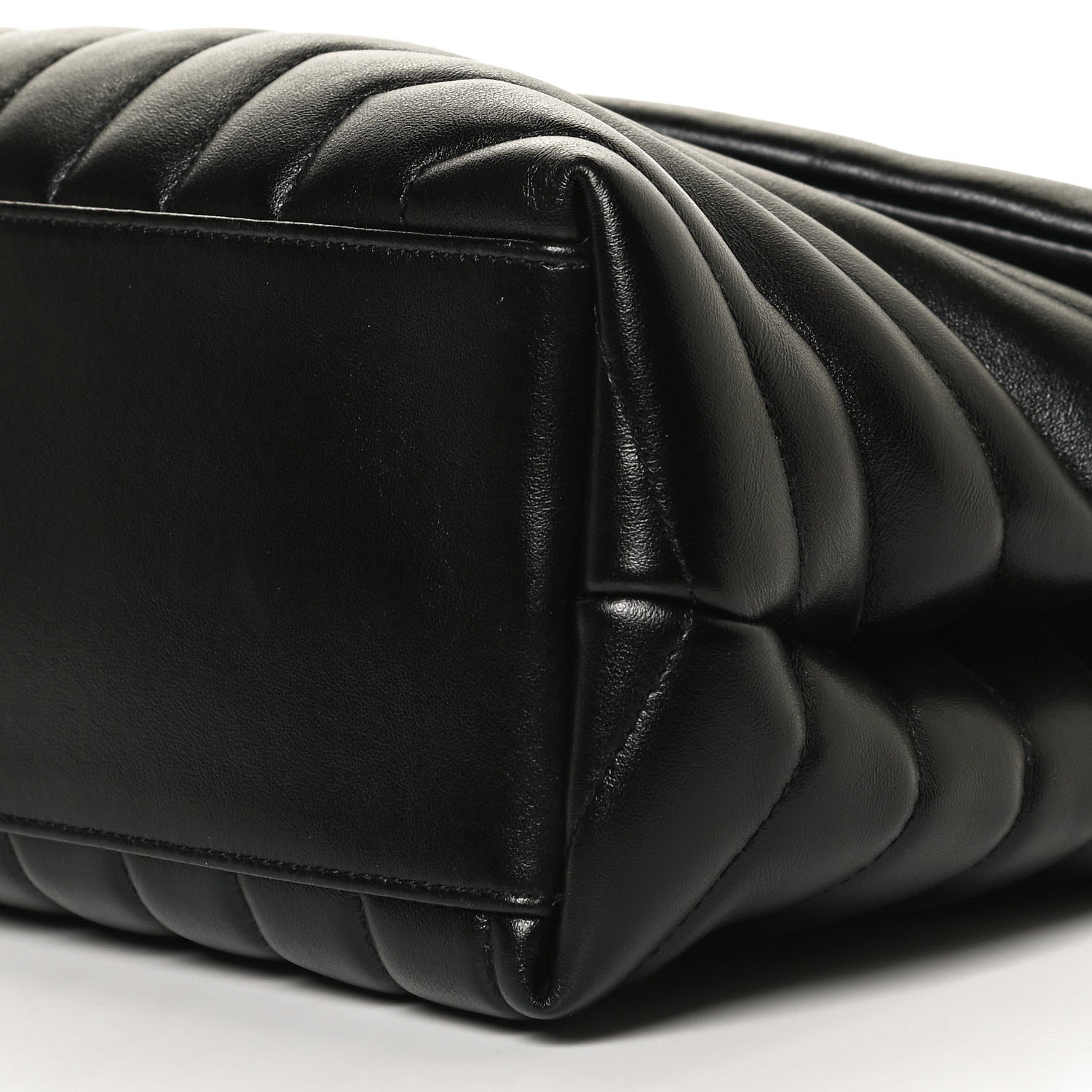 Saint Laurent Calfskin Y Quilted Monogram Medium Loulou Chain Satchel Black 12 of 12