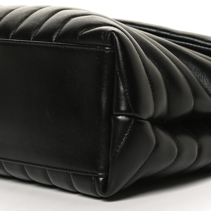 Saint Laurent Calfskin Y Quilted Monogram Medium Loulou Chain Satchel Black 12 of 12