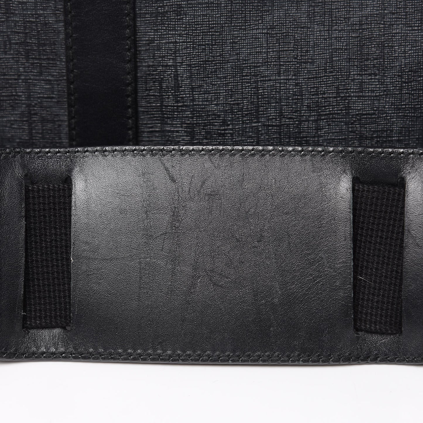 GG Supreme Monogram Briefcase Black Grey