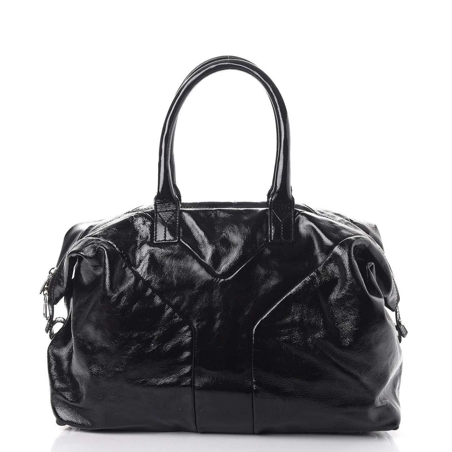 Patent Medium Easy Sac Y Tote Black