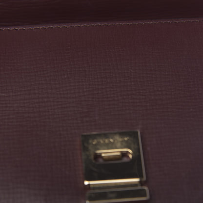 Givenchy Textured Calfskin Mini Pandora Box Chain Crossbody Bag Oxblood 17 of 17