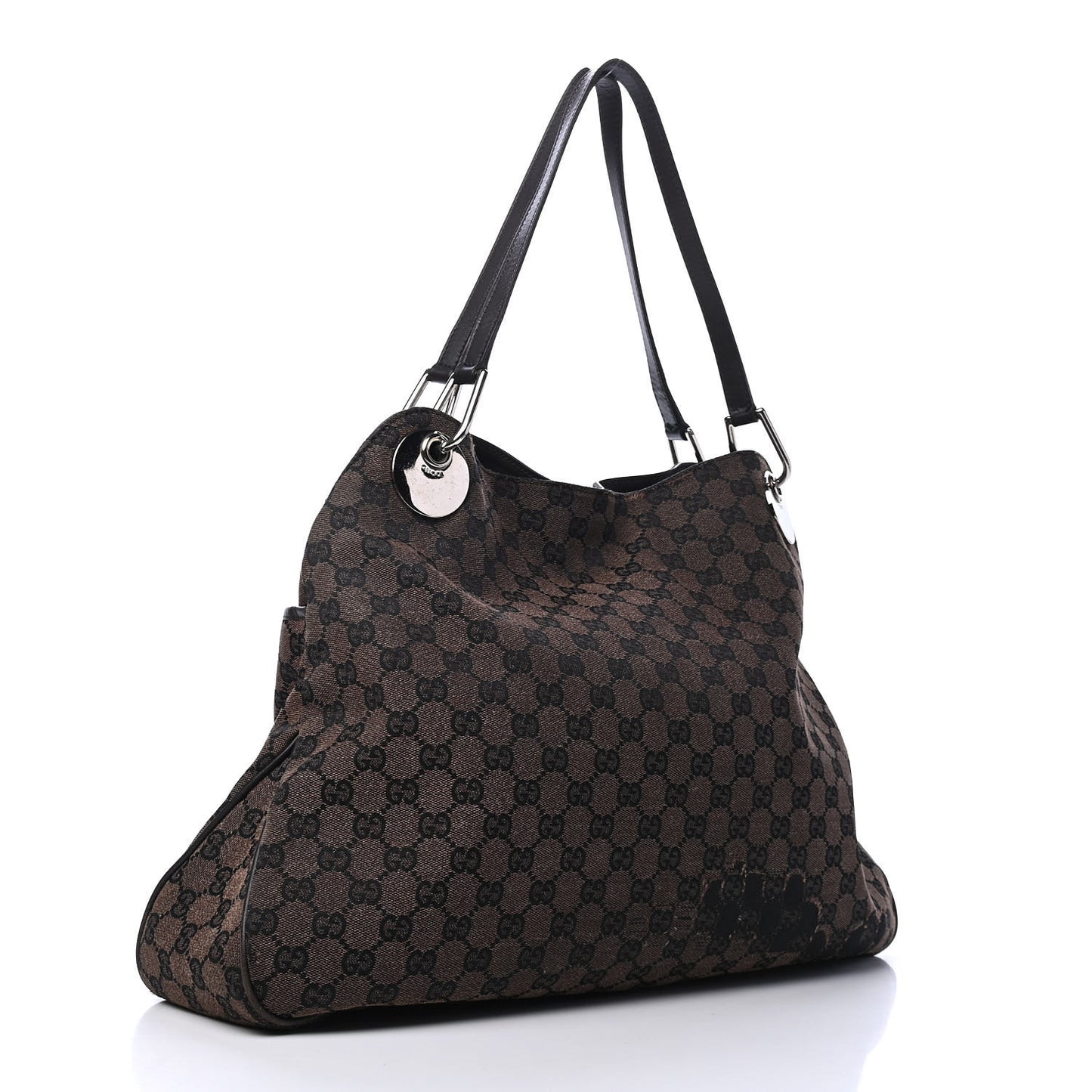 Monogram Medium Eclipse Shoulder Bag Dark Brown
