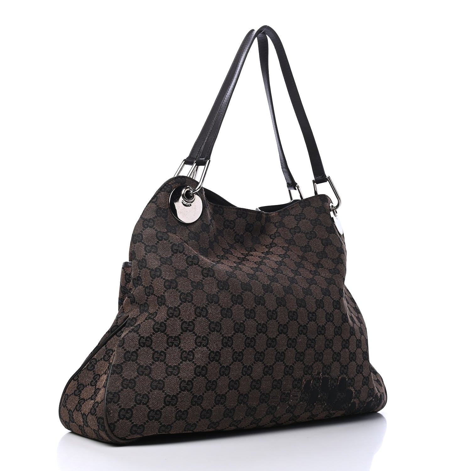 Gucci Monogram Medium Eclipse Shoulder Bag Dark Brown 2 of 5