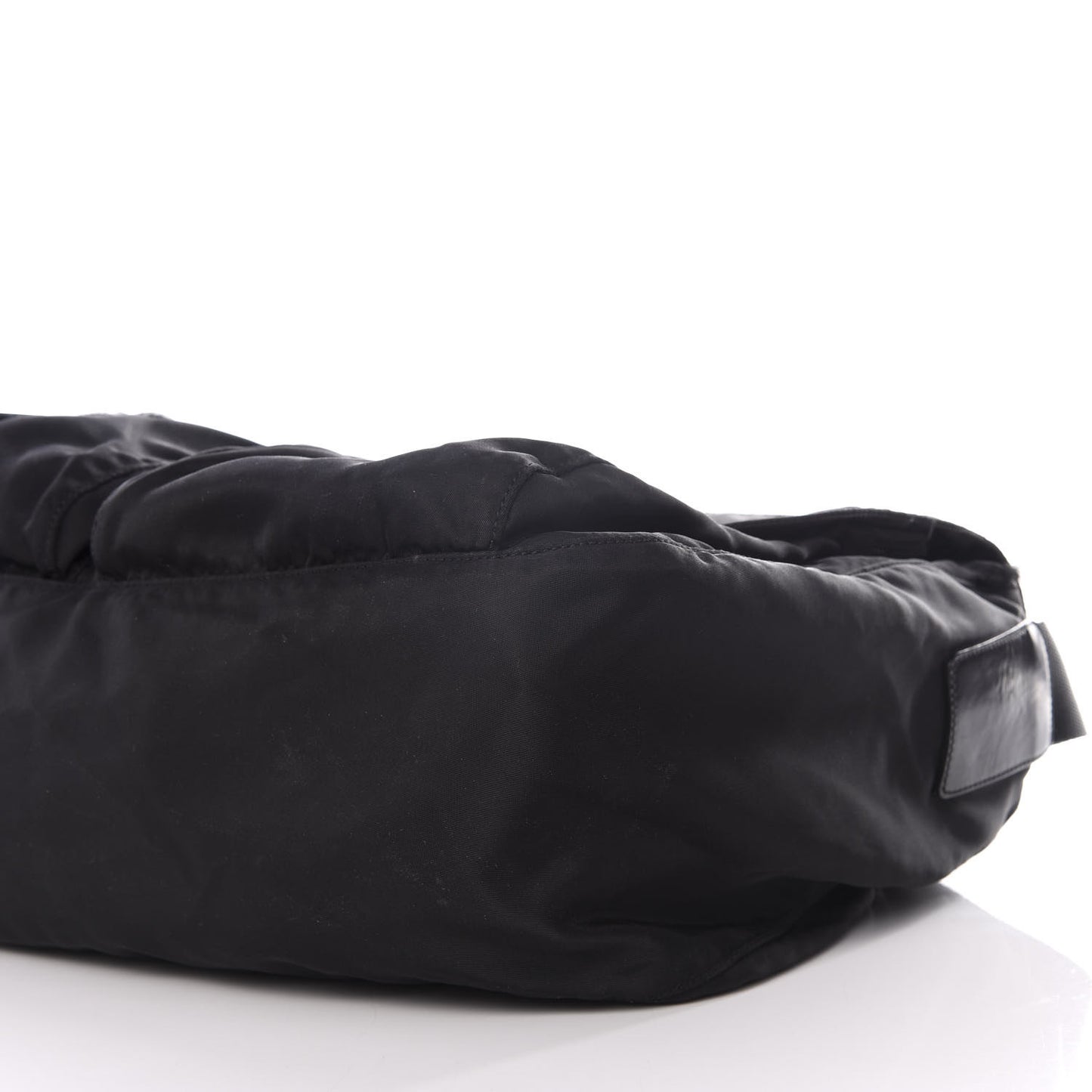 Nylon Vela Messenger Bag Black