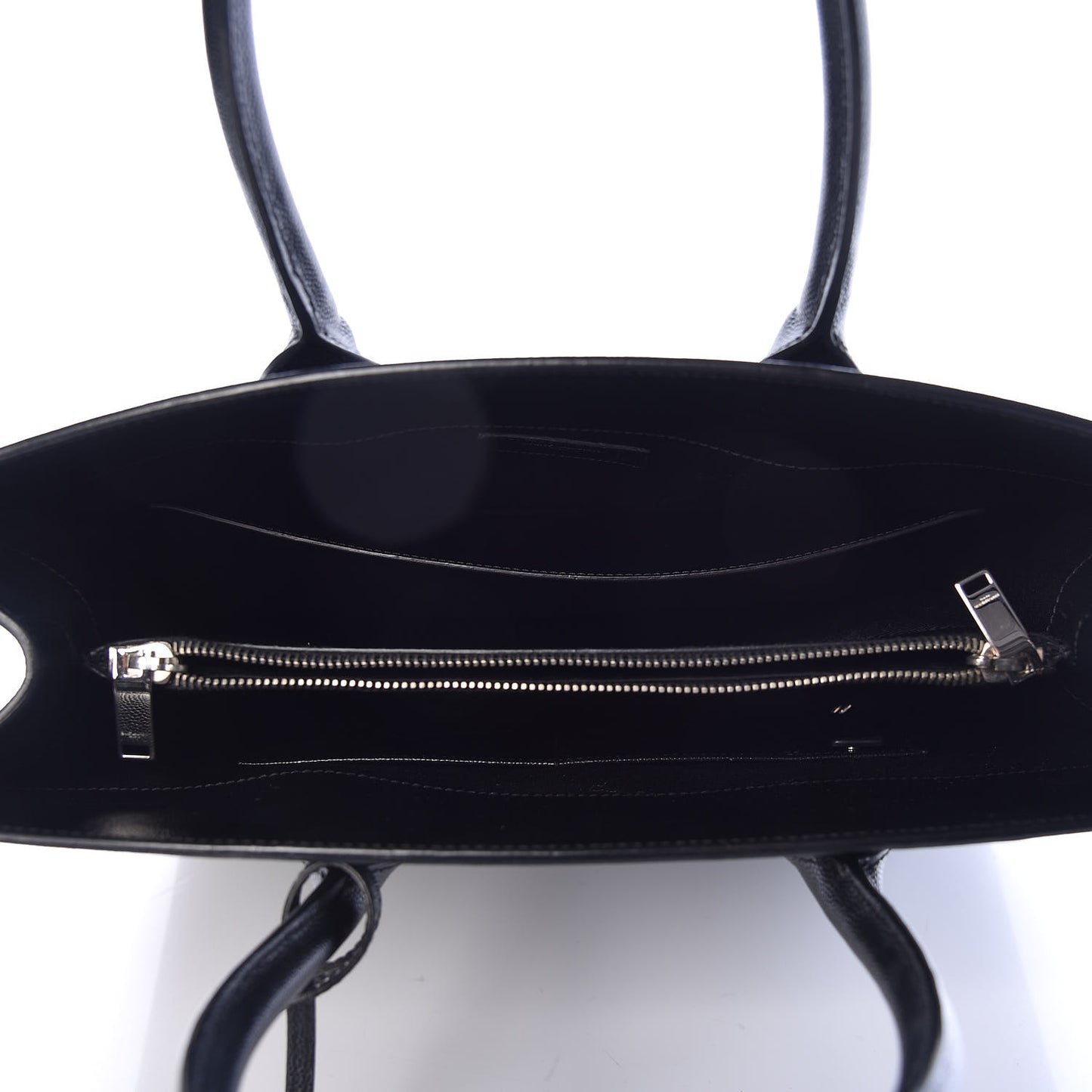 Grain de Poudre Medium Museum Tote Black
