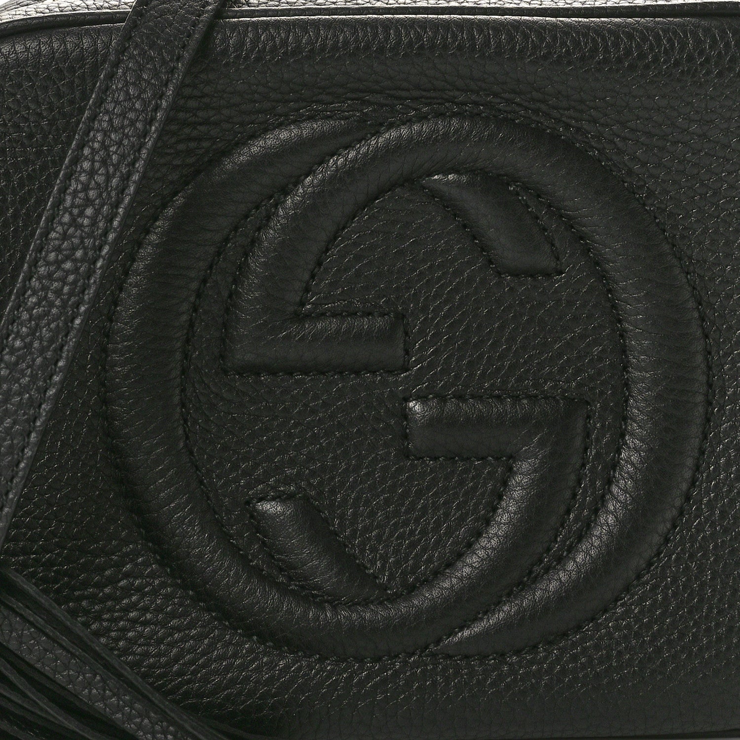 Gucci Pebbled Calfskin Small Soho Disco Bag Black 7 of 9