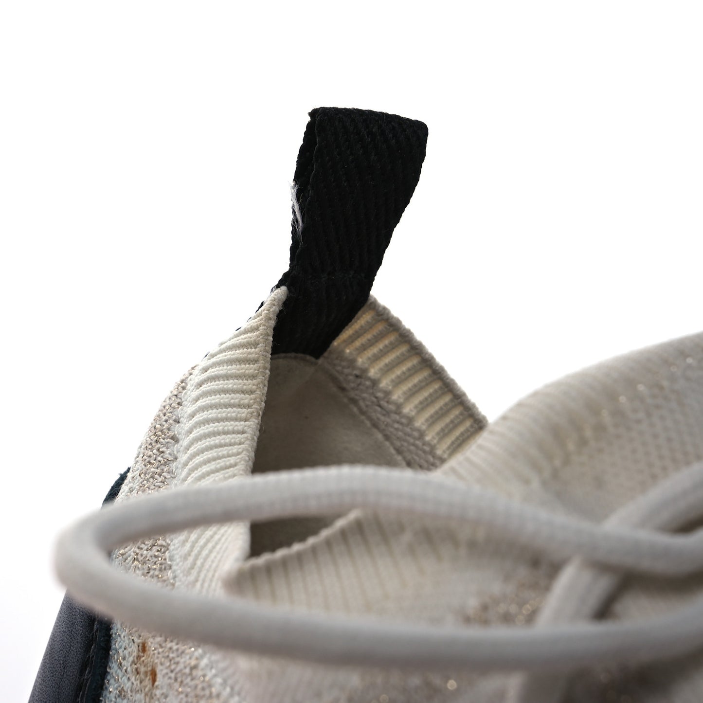 Technical Canvas Goatskin Womens Addict Sneakers 38.5 Multicolor Rose Dore