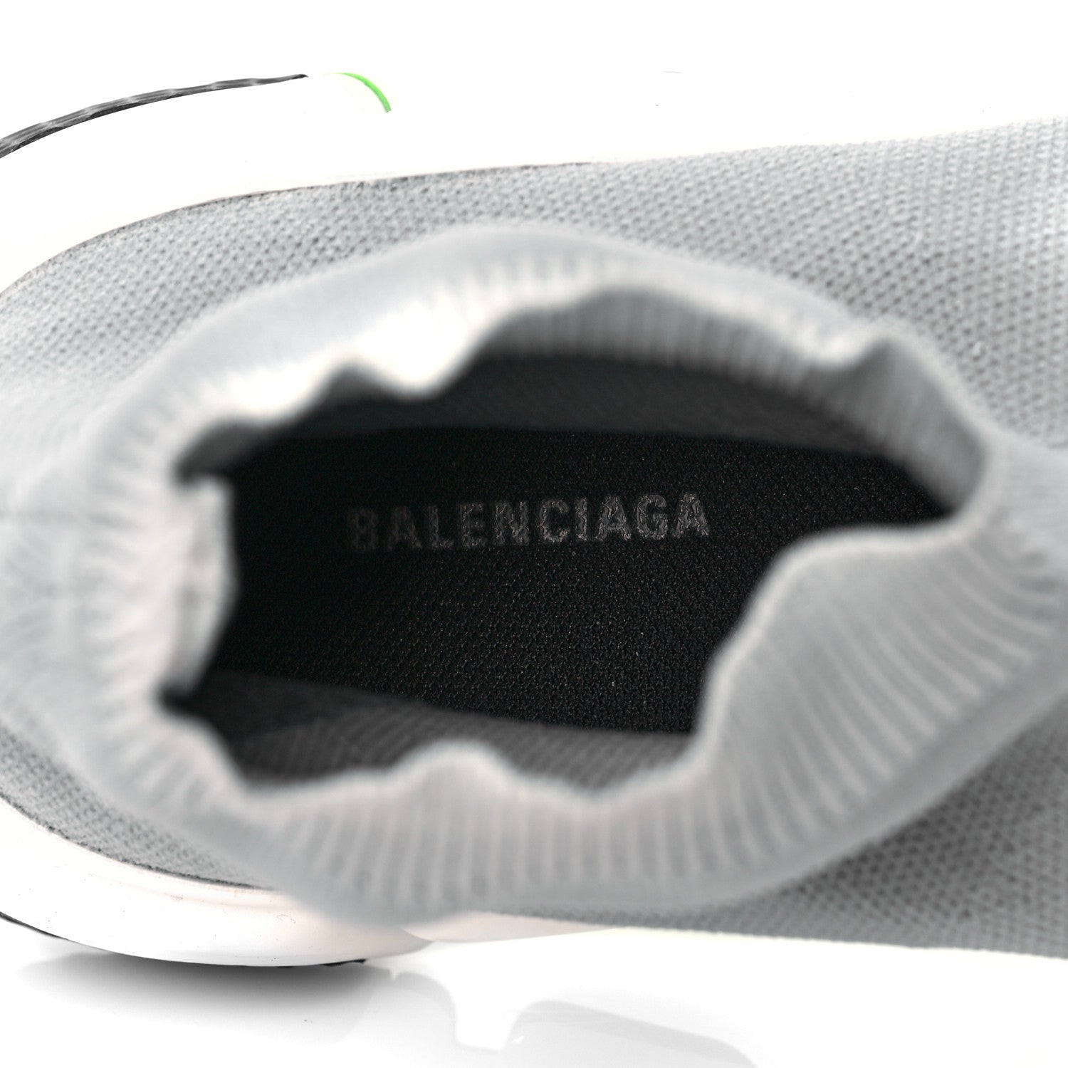 Balenciaga Neoprene Knit Womens Speed Sneakers 38 Gris Roche 7 of 9