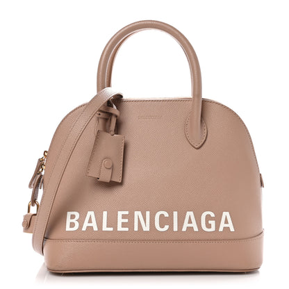 Balenciaga Grained Calfskin S Ville Top Handle Bag Beige Tapioca 1 of 11