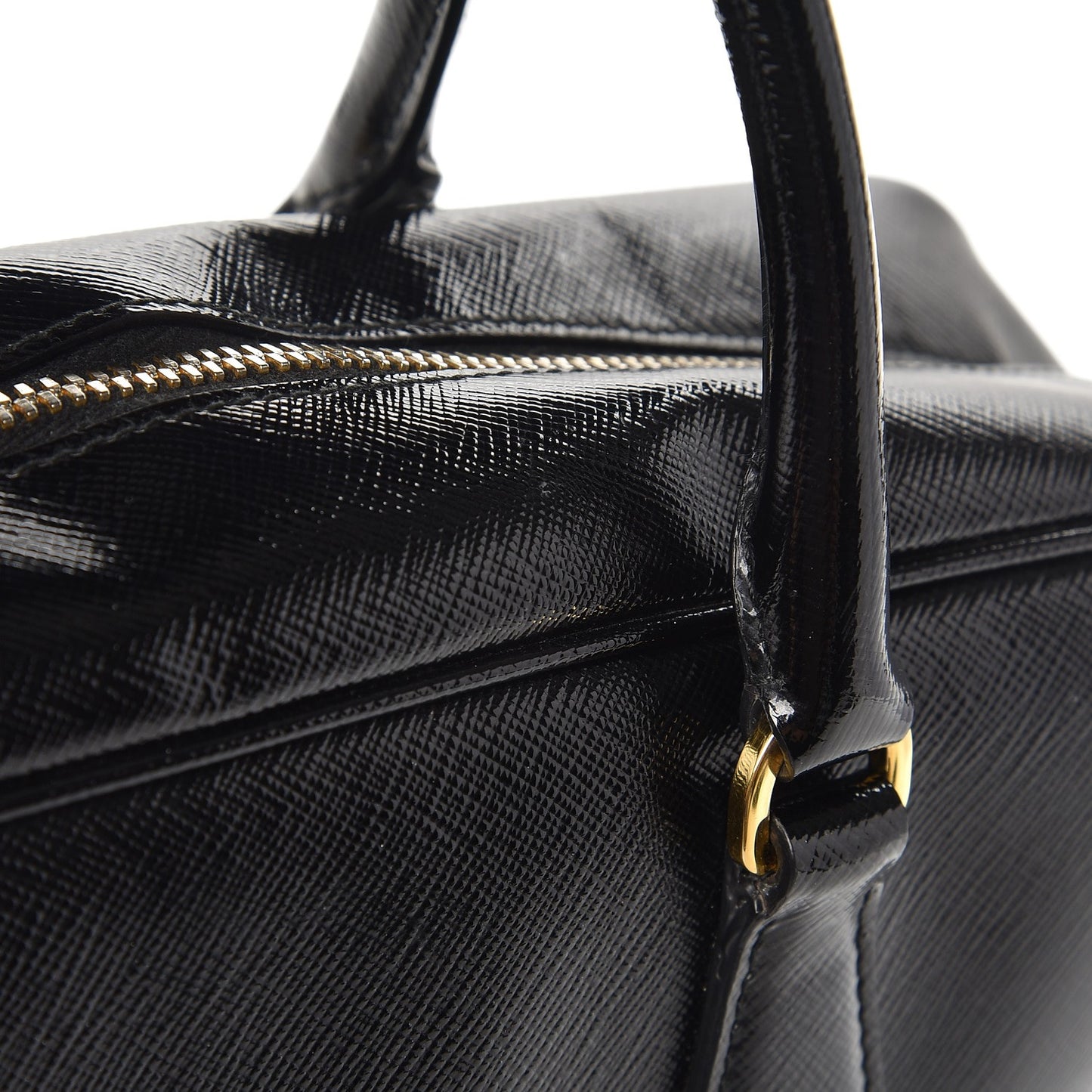 Saffiano Vernice Bauletto Black