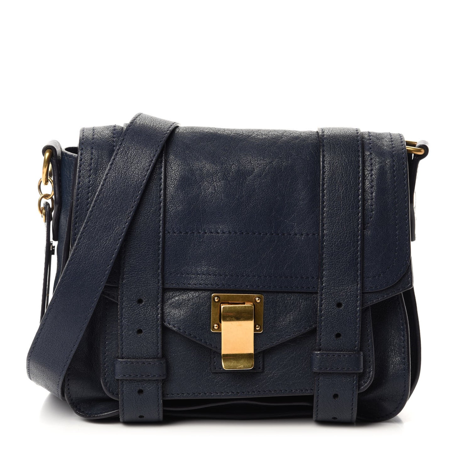 Lambskin PS1 Mini Pouch Messenger Bag Midnight
