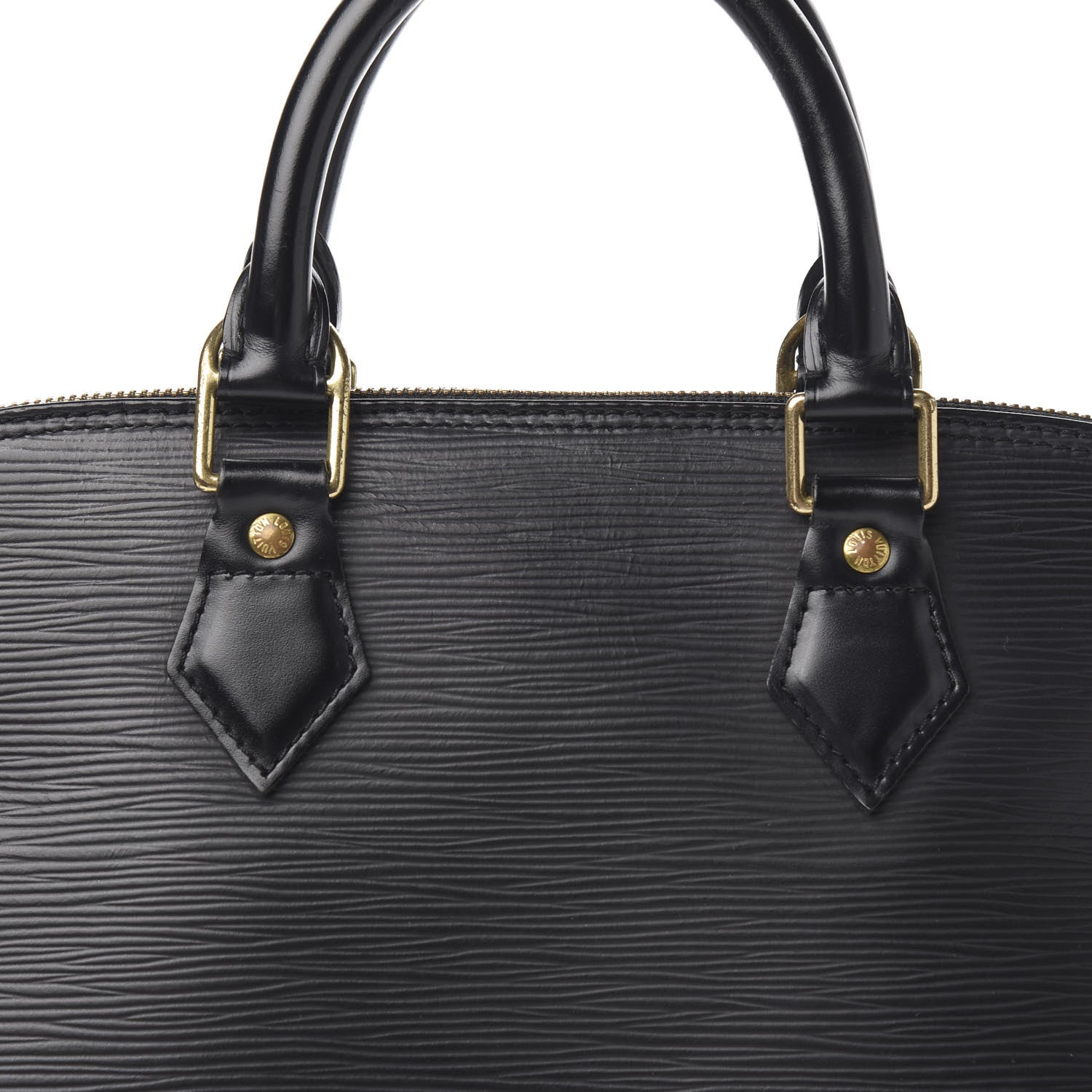 Louis Vuitton Epi Alma PM Black 10 of 11