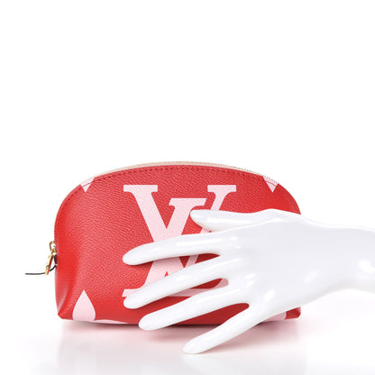 Louis Vuitton Monogram Giant Cosmetic Pouch Rouge 2 of 9