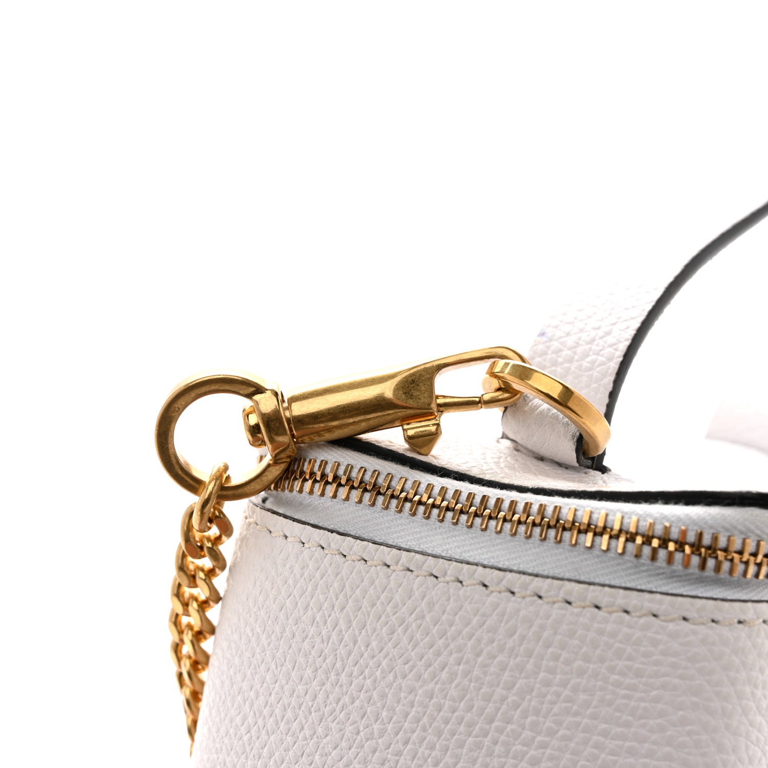 Valentino Garavani Grained Calfskin VSling Vanity Case White 12 of 12