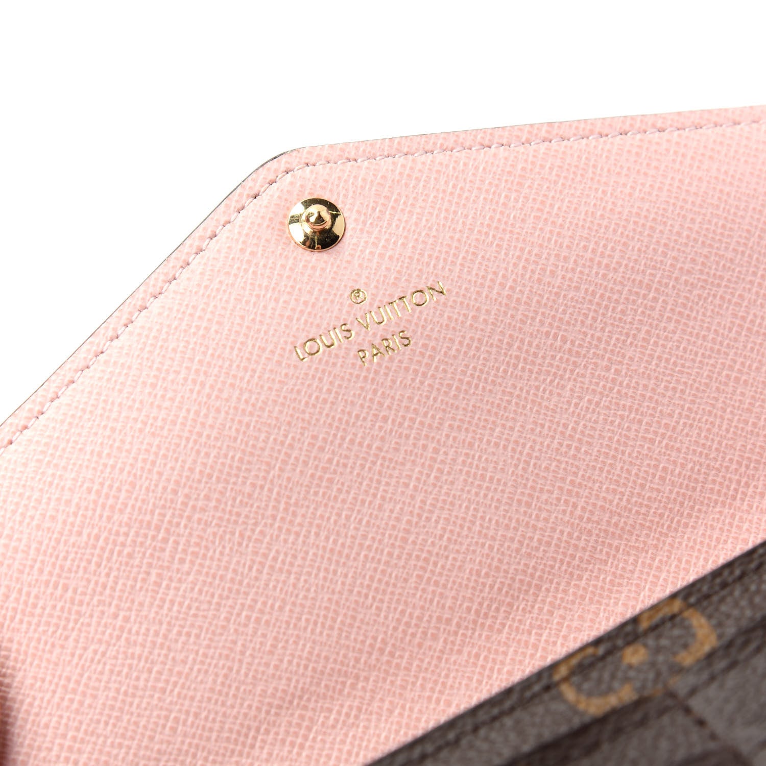 Louis Vuitton Monogram Sarah Wallet NM Rose Ballerine 6 of 7
