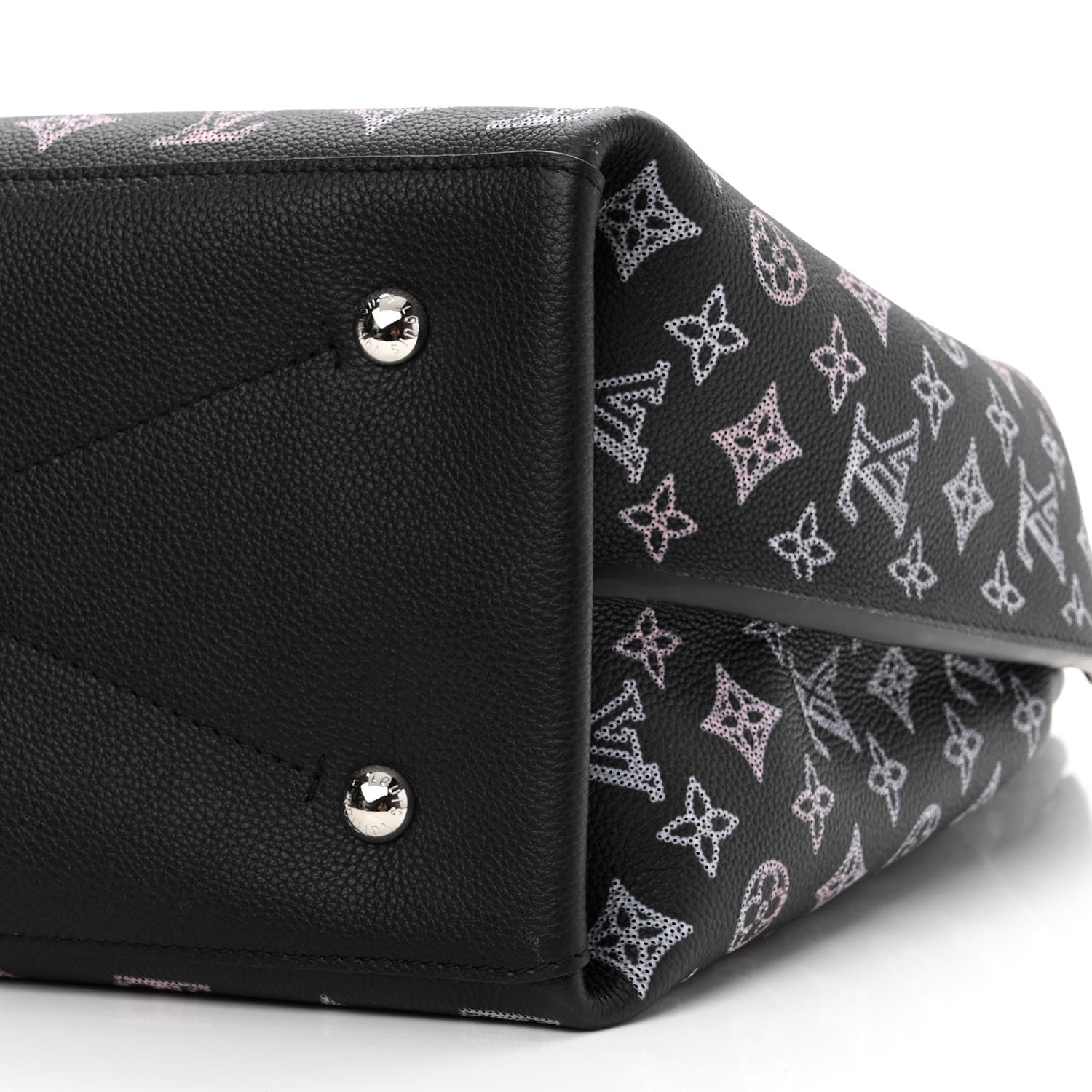 Louis Vuitton Mahina Carmel Hobo PM Black 9 of 9