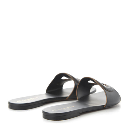 Christian Dior Calfskin D-Club Mule Sandal 41 Black 4 of 8